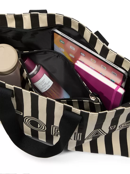 Ietilpīga pludmales soma+maciņš