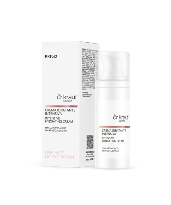 INTENSĪVI MITRINOŠS KRĒMS AR HIALURONSKĀBI UN JŪRAS KOLAGĒNU.